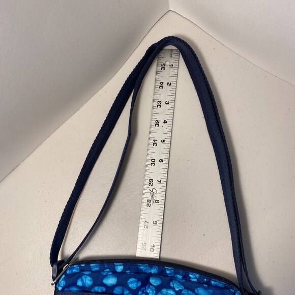LeSportsac Crossbody Bag in Tulum (Blue Tie Dye) Pattern, Lightweight Travel - Picture 10 of 13